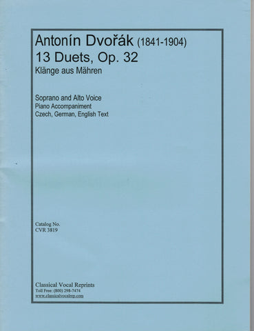 Dvorak - 13 Duets, Op. 32 - Soprano and Alto Voice