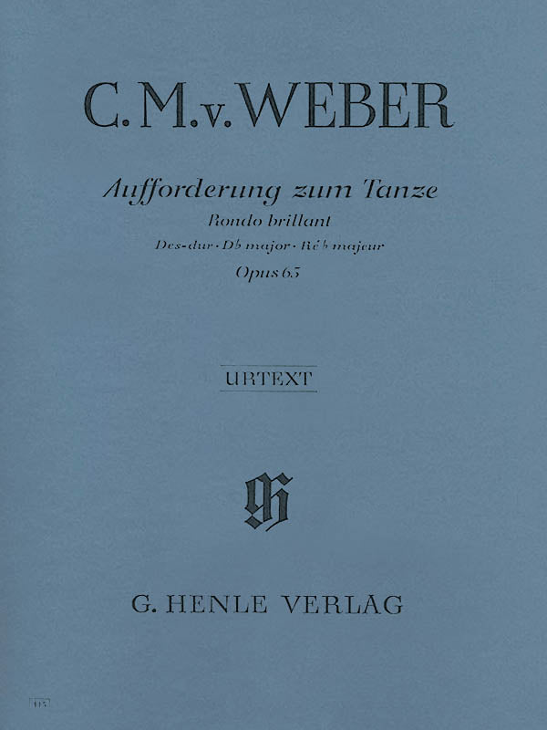 Weber, eds. Gerlach and Viertel – Invitation to the Dance in Db Major, Op. 65 – Piano