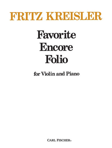 Various, ed. Kreisler - Favorite Encore Folio - Violin and Piano