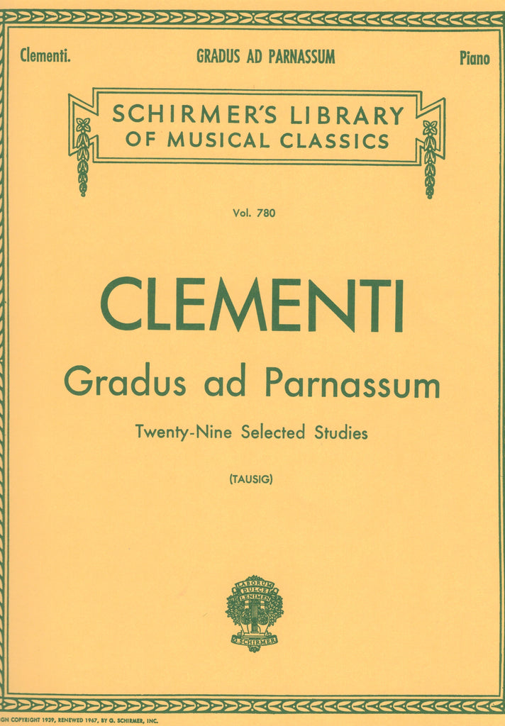 Clementi, ed. Tausig – Gradus ad Parnassum – Piano