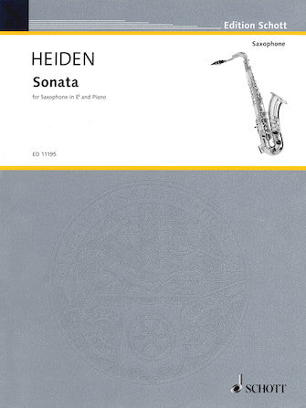 Heiden - Sonata - Alto Saxophone and Piano