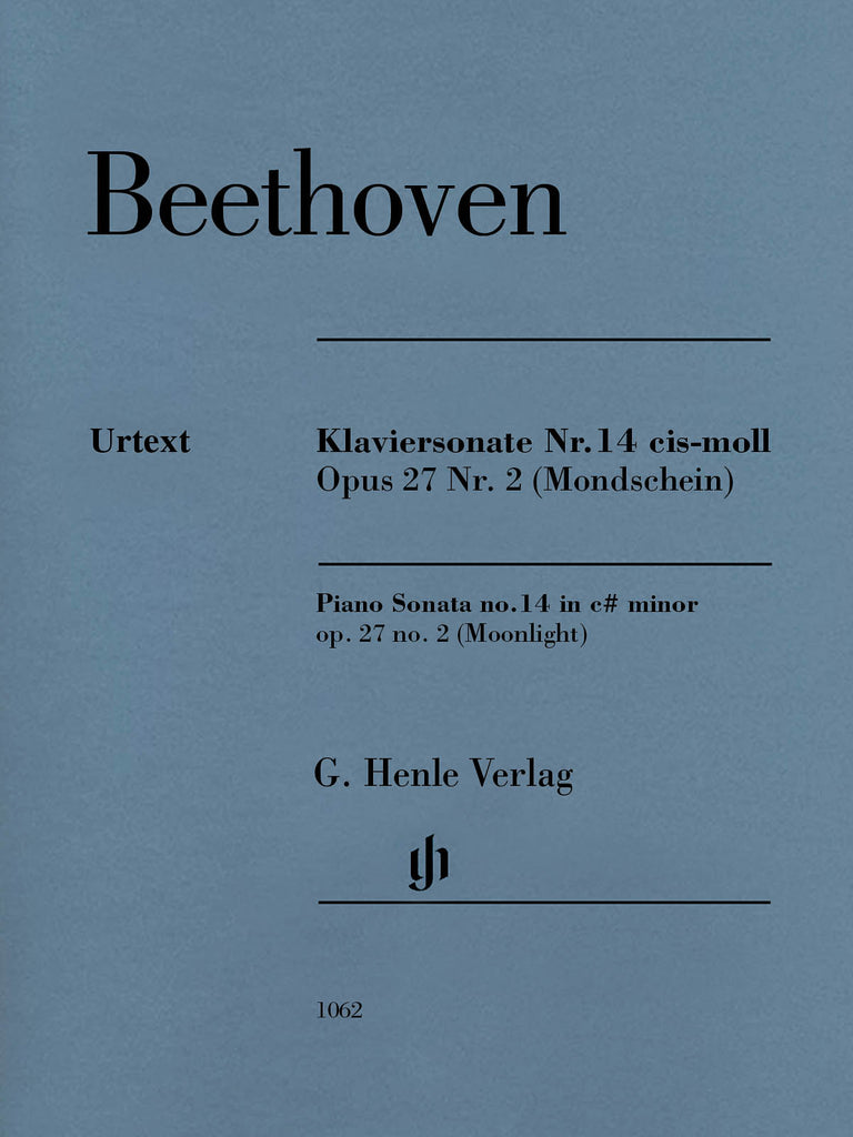 Beethoven, eds. Gertsch and Perahia – Piano Sonata No. 14 in C# Minor, Op. 27/2 (Moonlight) – Piano