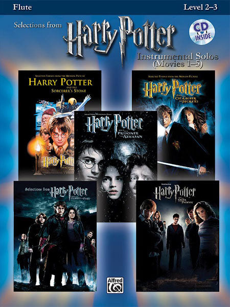 Various - Harry Potter Instrumental Solos (Movies 1-5) (w/CD) - Flute and Piano