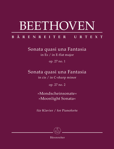 Beethoven - Piano Sonatas, Op. 27, Nos. 1 and 2 "Moonlight" -Piano