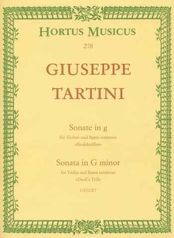 Tartini - "Devil's Trill" Sonata in G Minor - Violin and Piano