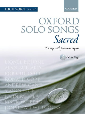 Various - Oxford Solo Songs: Sacred (with CD) - High Voice