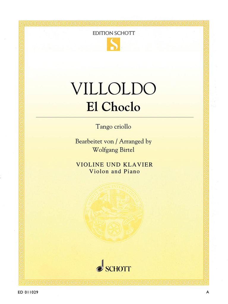 Villoldo – El Choclo – Violin and Piano