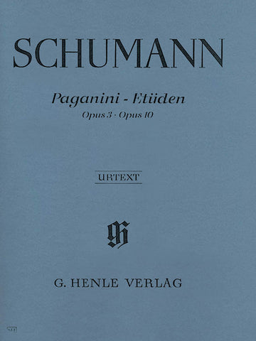 Schumann, ed. Boetticher – Paganini Etudes Op. 3-10 – Piano