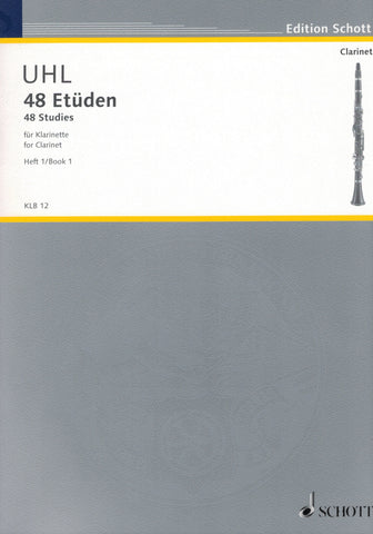 Uhl – 48 Studies for Clarinet, Book 1 – Clarinet Method