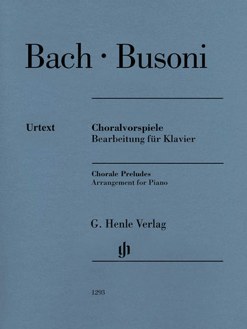 Bach, arr. Busoni – Chorale Preludes – Piano