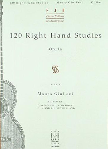 Giuliani, eds. Welch et al. - 120 Right-Hand Studies, Op. 1a - Guitar Method