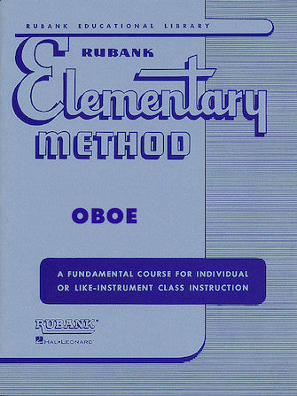 Rubank: Elementary Method for the Oboe - Oboe Method