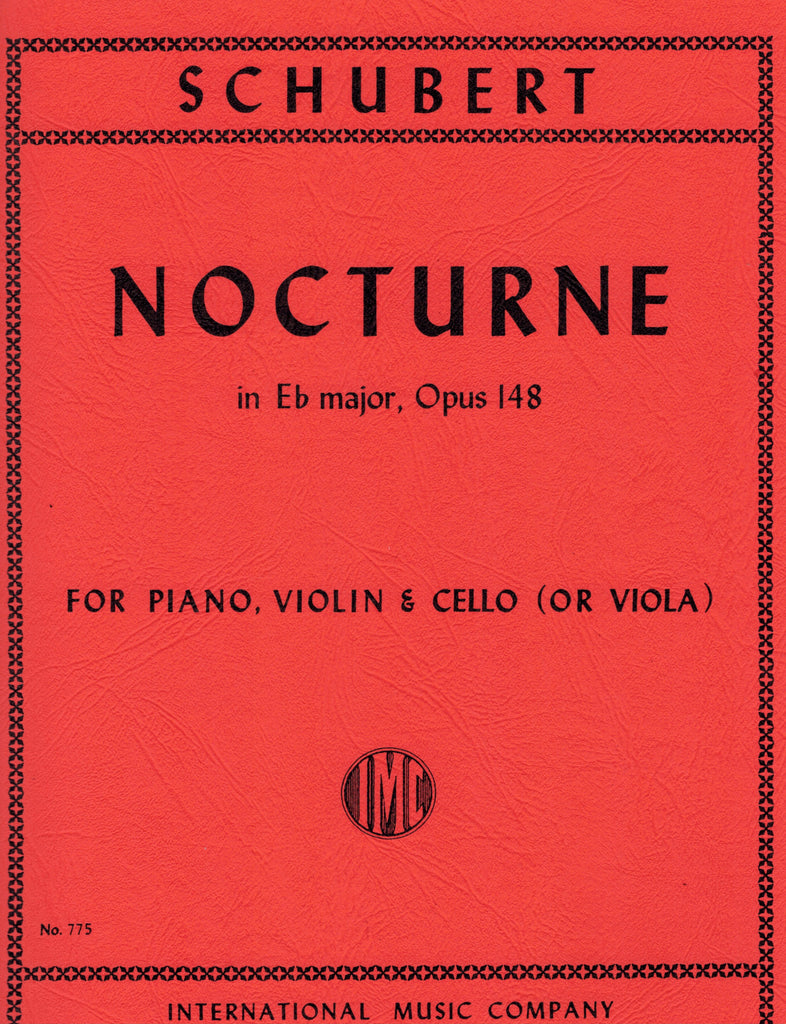 Schubert - Nocturne in Eb major, Op. 148 - Violin, Viola and Piano