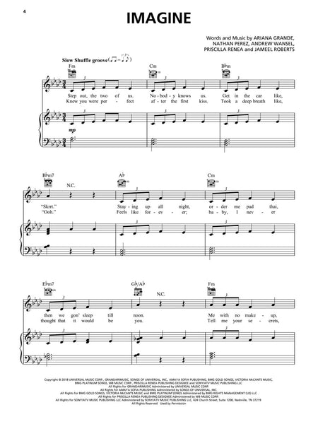 Grande - Thank U, Next - Piano, Vocal, Guitar