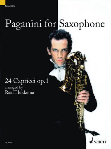 Paganini, arr. Hekkema – Paganini for Saxophone: 24 Capricci, Op. 1 – Soprano or Alto Saxophone