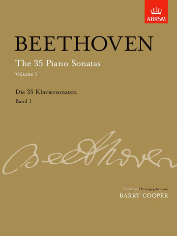 Beethoven, ed. Cooper – The 35 Piano Sonatas, Vol. 1 (w/CD) – Piano