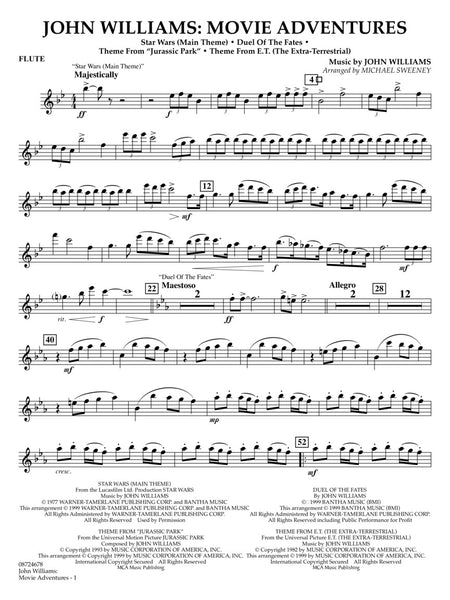 Williams, arr. Sweeney – Movie Adventures – Concert Band