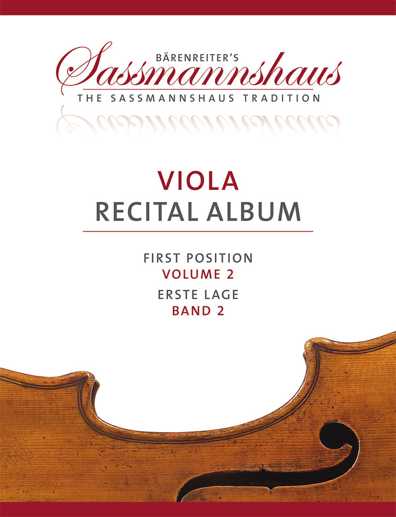 Sassmannshaus - Viola Recital Album, First Position Vol. 2 - Viola