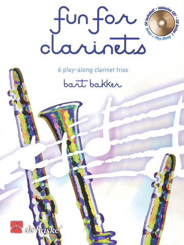 Bakker – Fun for Clarinets (w/CD) – Clarinet Trio