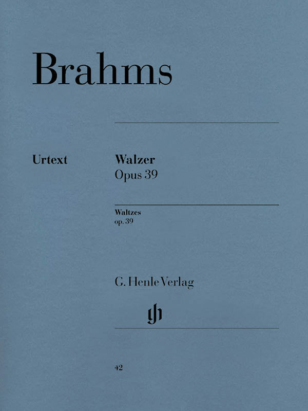 Brahms, ed. Georgii – Waltzes, Op. 39 – Piano