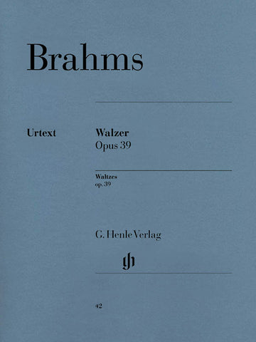 Brahms, ed. Georgii – Waltzes, Op. 39 – Piano