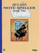 Schaum: Note Speller Book 2 - Piano Method