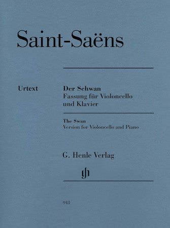 Saint-Saens, ed. Buchstein - The Swan - Cello and Piano