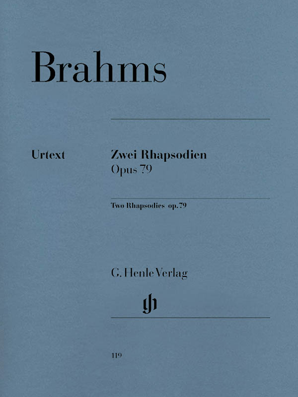 Brahms, ed. Eich – Two Rhapsodies, Op. 79 – Piano