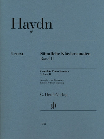 Haydn - Complete Piano Sonatas, Vol. 2 (without fingering) - Piano