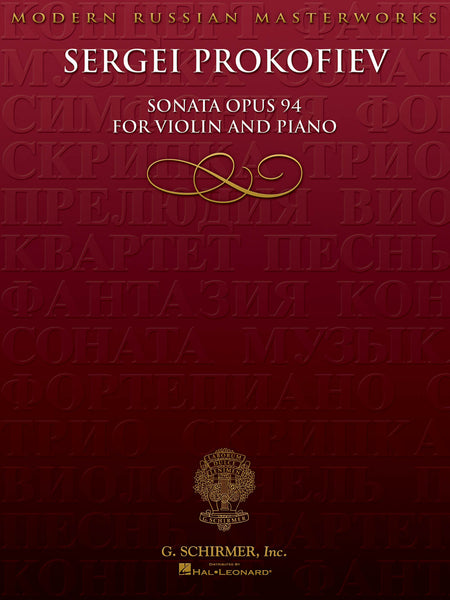 Prokofiev - Sonata, Op. 94 - Violin and Piano