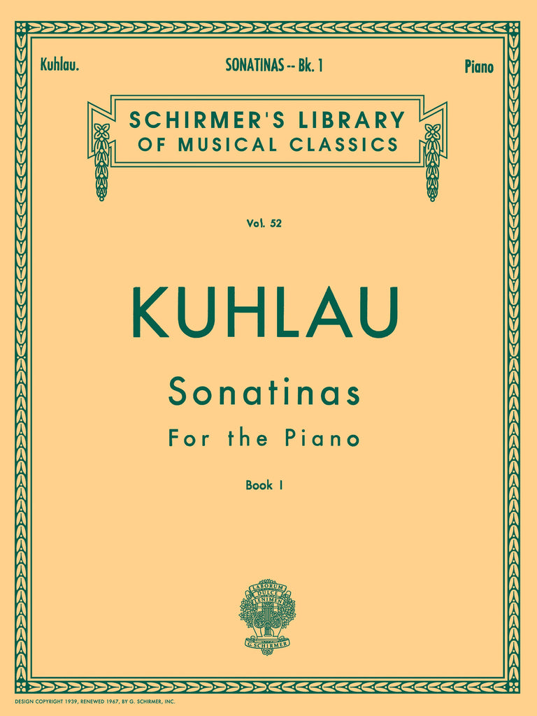 Kuhlau – Sonatinas, Book I – Piano