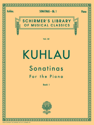 Kuhlau – Sonatinas, Book I – Piano