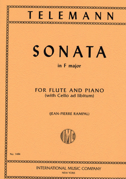 Telemann, ed. Rampal - Sonata in F Major - Flute and Piano