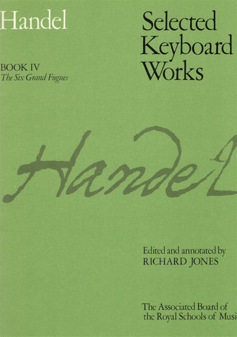 Handel, ed. Jones – Selected Keyboard Works, Book VI: The Six Grand Fugues – Piano
