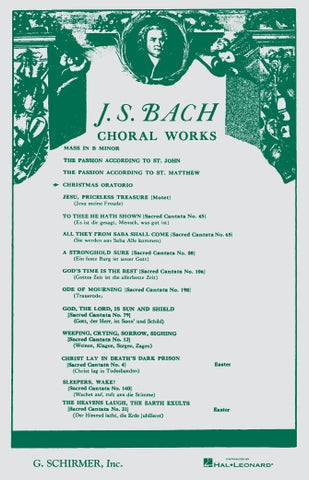 Bach - Christmas Oratorio - Vocal Score (English only)