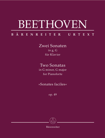 Beethoven - Two Sonatas, in G Minor, G Major, Op. 49 - Piano