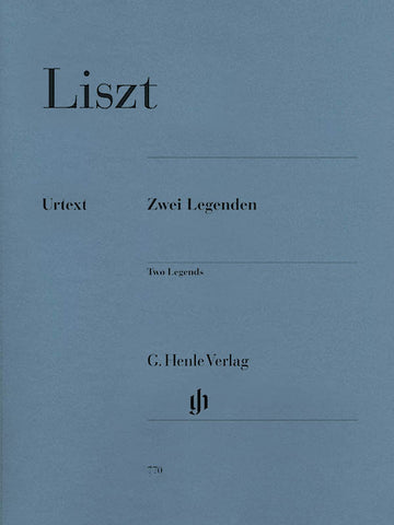 Liszt, ed. Heinemann – Two Legends – Piano