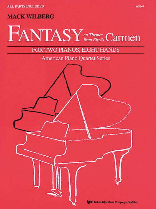 Wilberg - Fantasy on Themes from Bizet's "Carmen" - 2 Pianos, 8 Hands