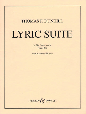 Dunhill – Lyric Suite, Op. 96 – Bassoon and Piano