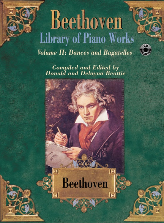 Beethoven – Library of Piano Works, Vol. II: Dances and Bagatelles (w/CD) – Piano