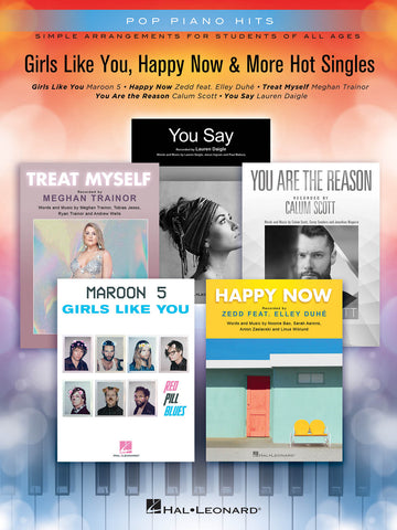 Various – Pop Piano HIts: Girls Like You, Happy New, and More Hot Singles – Easy Piano