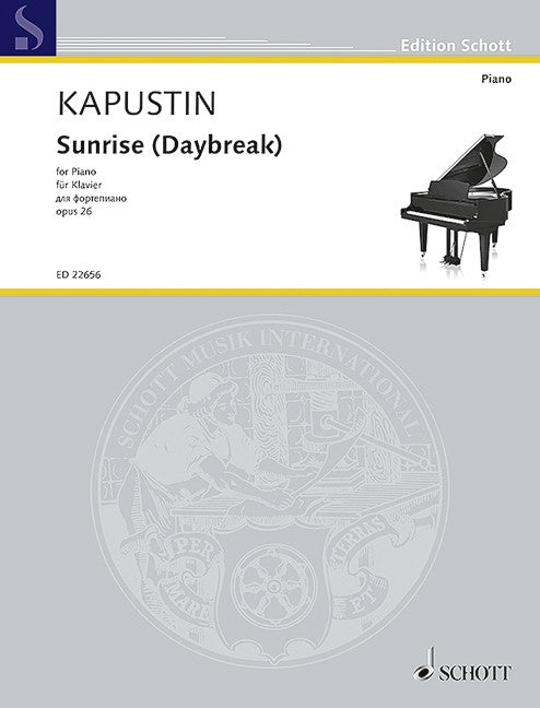 Kapustin - Sunrise (Daybreak), Op. 26 - Piano Solo