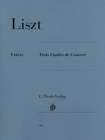 Liszt, eds. Mueller and Haug-Freienstein – 3 Etudes de Concert – Piano