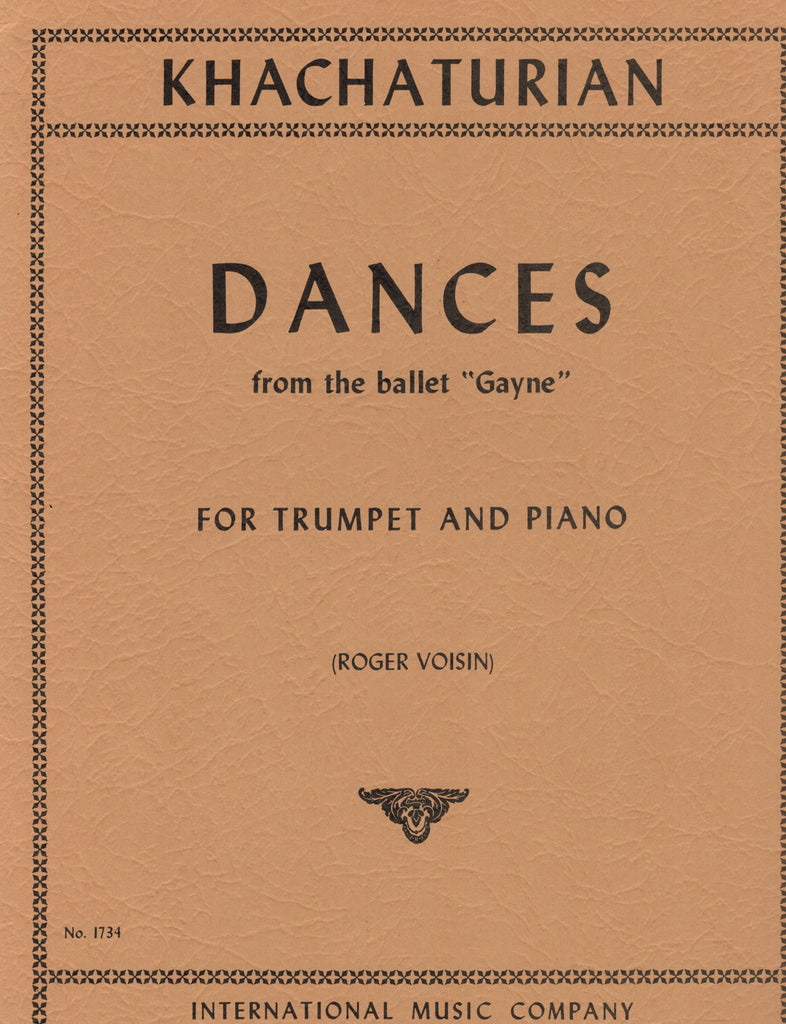 Khachaturian, ed. Voisin - Dances from the ballet "Gayne" - Trumpet and Piano