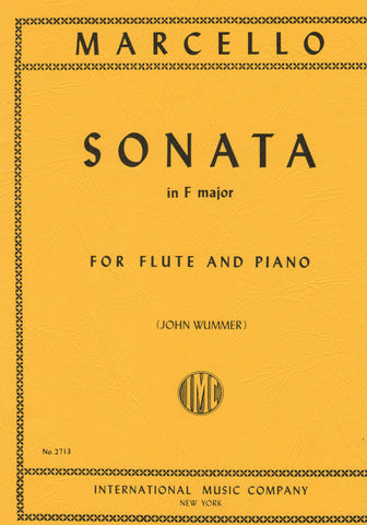Marcello, ed. Wummer - Sonata in F Major - Flute and Piano