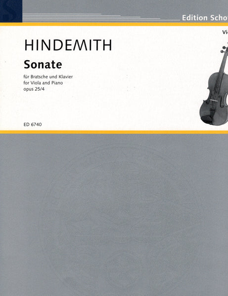Hindemith - Sonata, Op. 25/4 - Viola and Piano