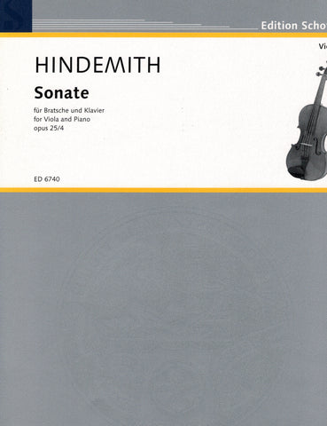 Hindemith - Sonata, Op. 25/4 - Viola and Piano