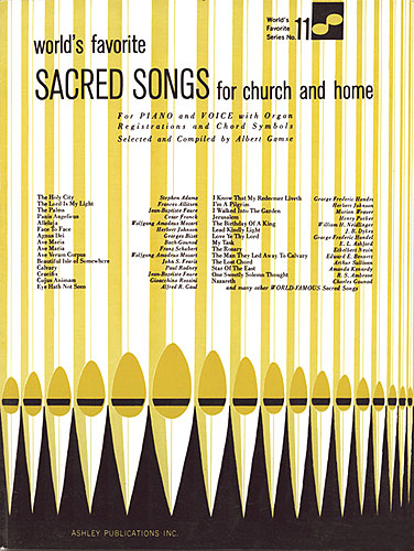 ed. Gamse - World's Favorite Sacred Songs for Church and Home - Voice