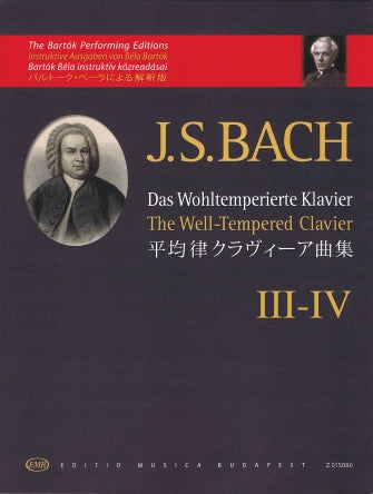 Bach, ed. Bartok - The Well-Tempered Clavier, Books 3 and 4 - Piano