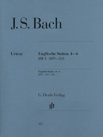 Bach – English Suites 4-6, BWV 809-811 – Piano